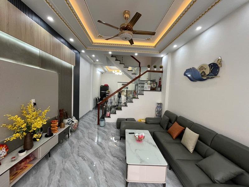 BÁN NHÀ 3 TẦNG GẦN AEON Mall Lê Chân Hải Phòng – VĨNH NIỆM – NGÕ Ô TÔ – FULL NỘI THẤT – CHỈ 4 TỶ